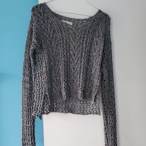 Hollister gray sweater